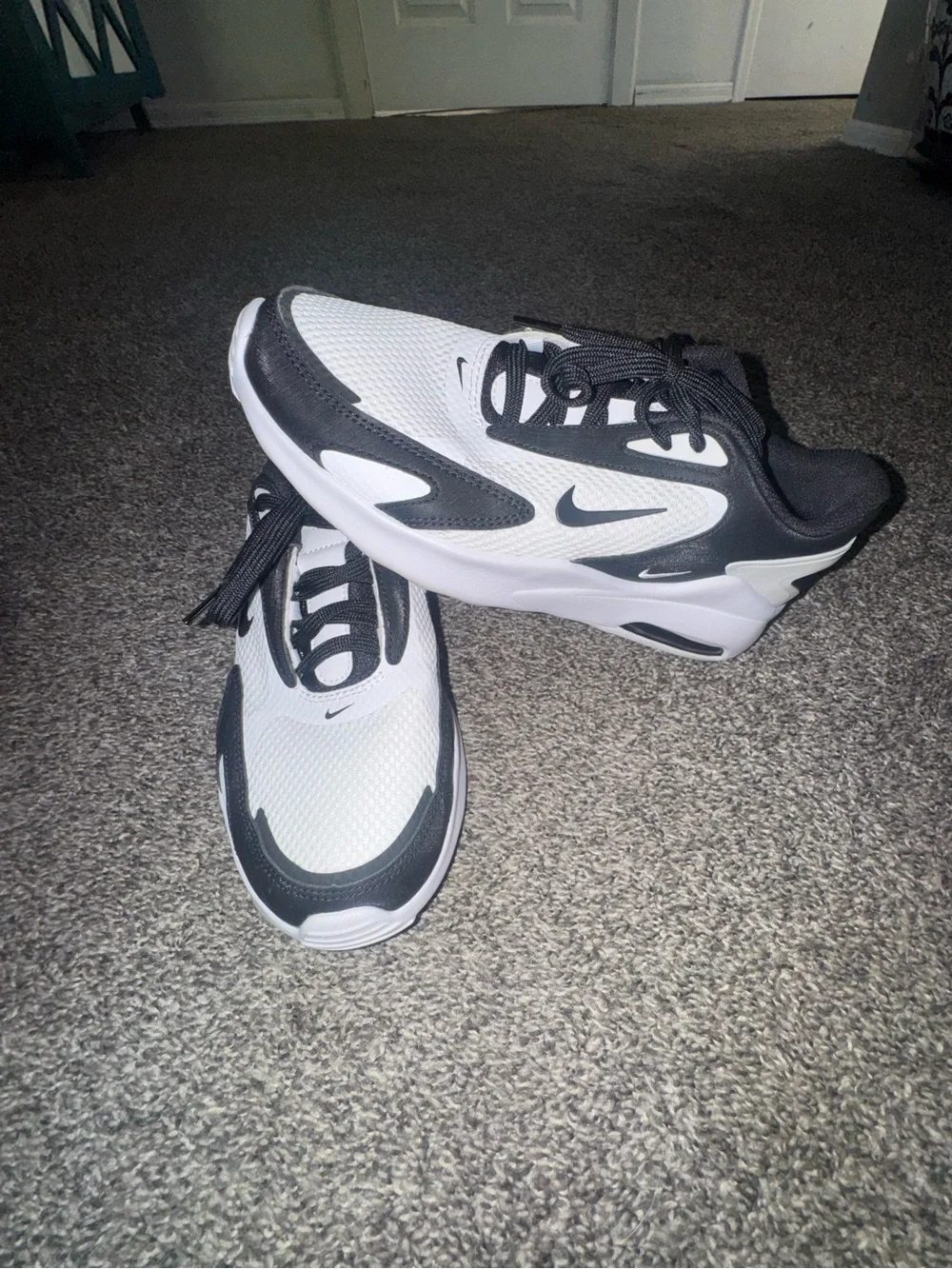 Nike Women's Black and White Sneakers